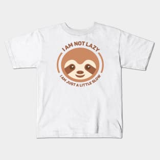 Sloth Funny Kids T-Shirt